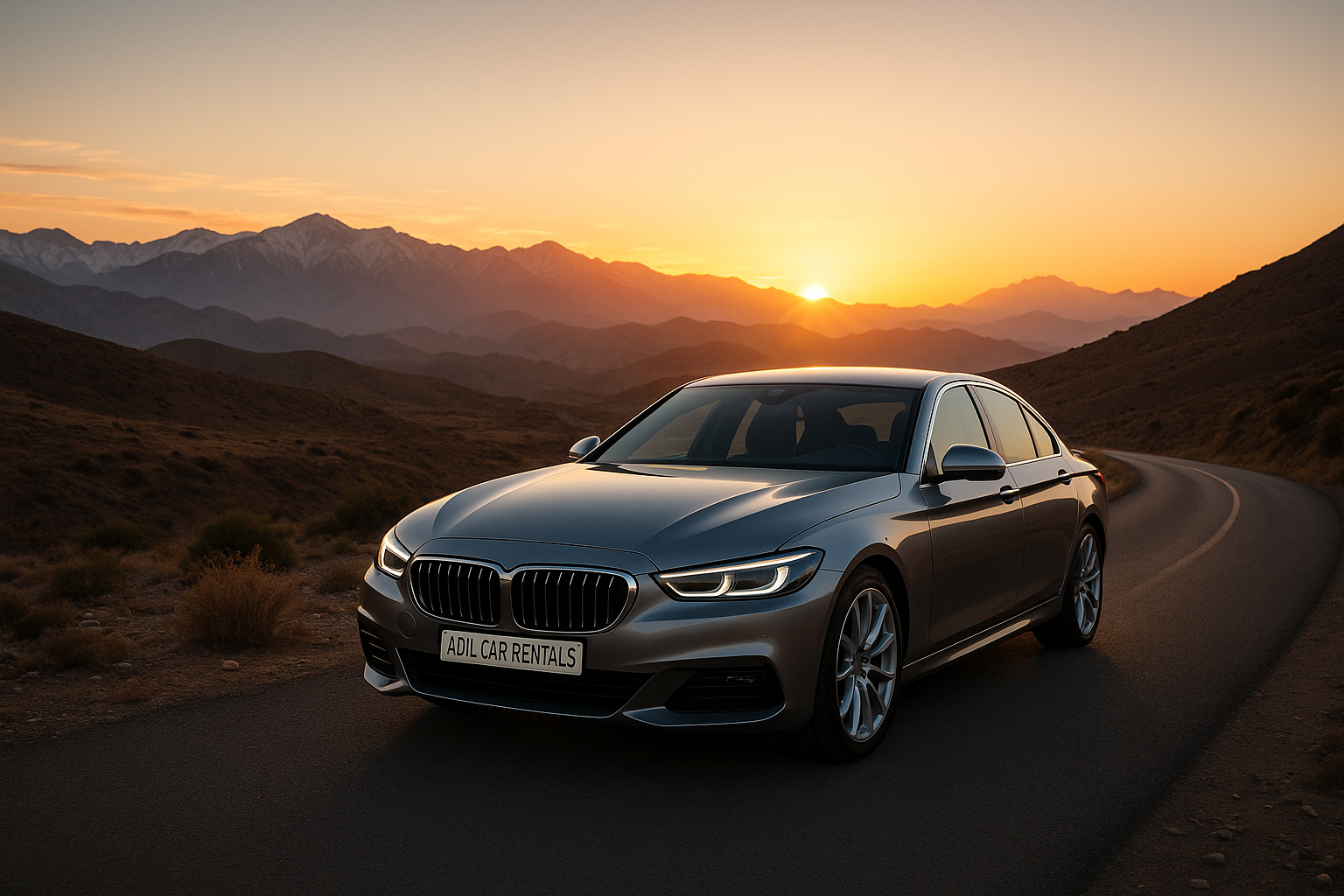 A modern and professional office space for car rentals